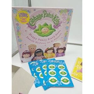 Rose Art Cabbage Patch Kids Happy Family Board Game For 2-4 Players 2005. Great